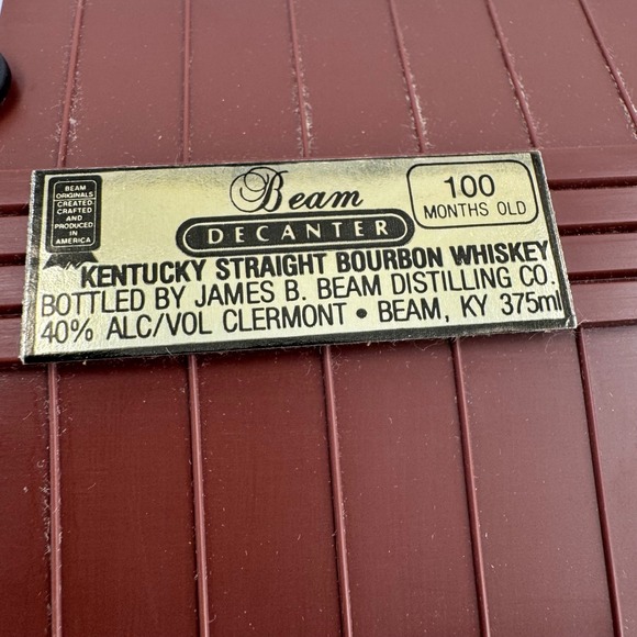 Jim Beam Decanter Casey Jones Box Car Collector Item Kentucky Bourbon Whiskey - Picture 3 of 12